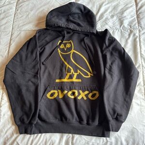 ovo black and gold hoodie